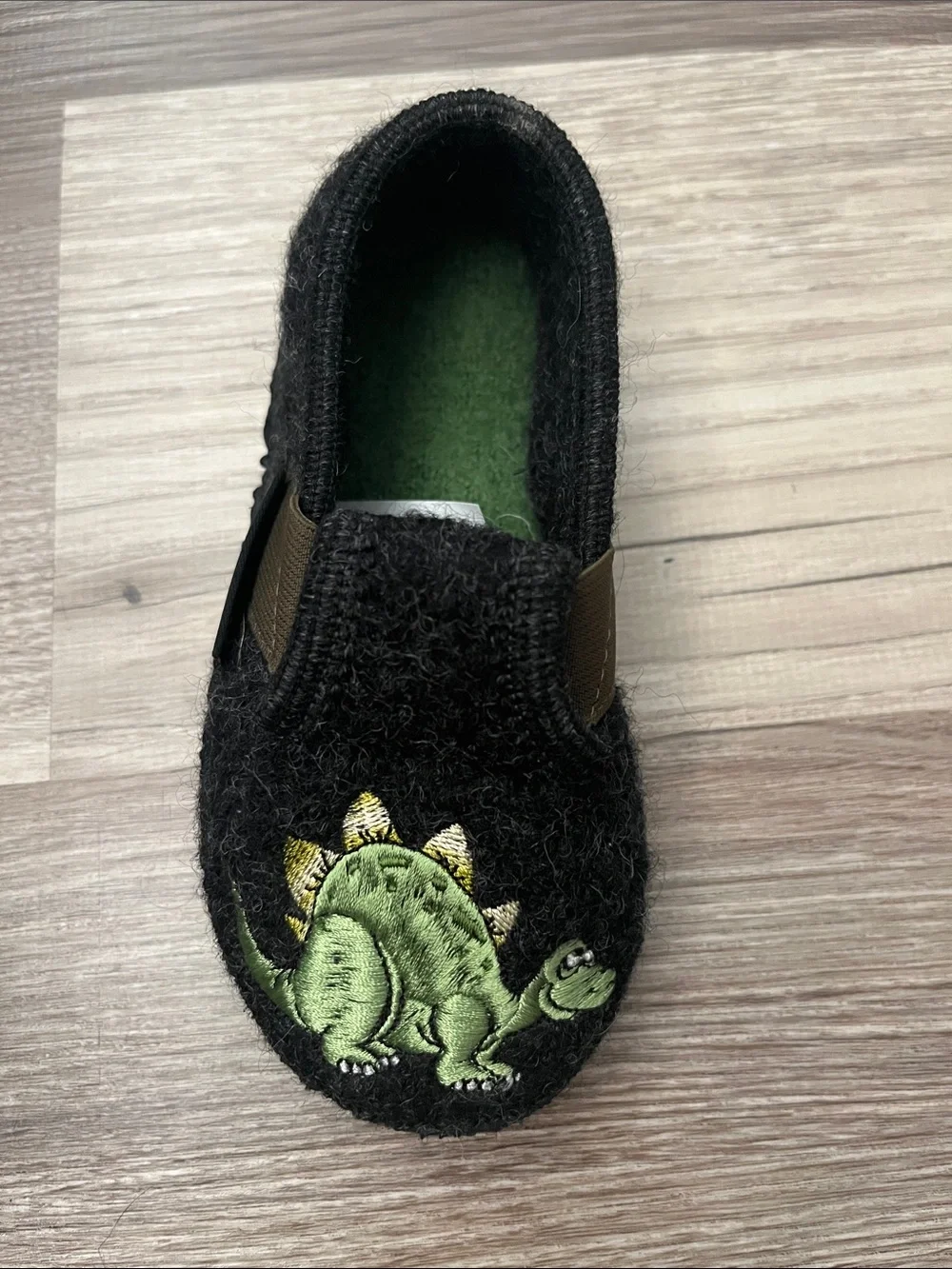 Giesswein toddler slipper virgin wool slipper with non-slip rubber sol